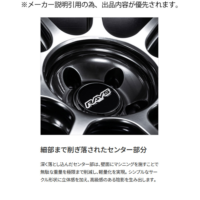 RAYS - レイズ GT90 (HM) 4本 21×10.0J+40 5H 112 φ66.6 VOLK RACING シャイニングブラックメタル(HM)
