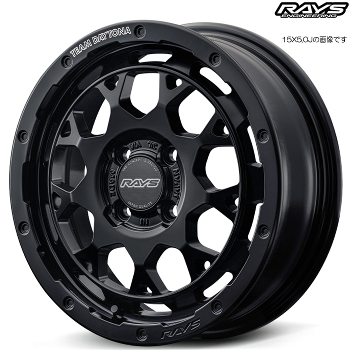 ���C�Y M9+ (BOJ) 1�{ 15×5.0J+45 4H 100 ��65 RAYS TEAM DAYTONA �Z�~�O���X�u���b�N