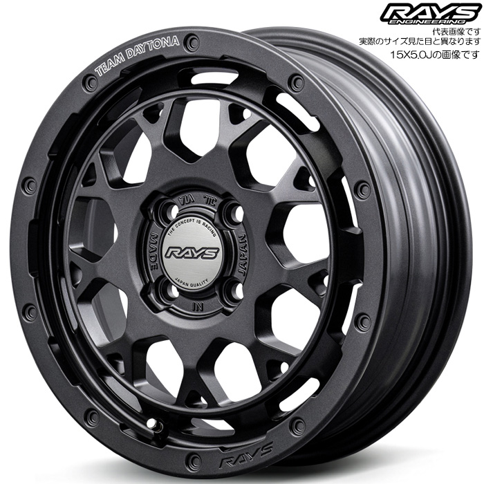 CY M9+ SPEC-M (AOJ) 4{ 15×5.0J+47 4H 100 65 RAYS TEAM DAYTONA Z~OXX[p[_[NK^
