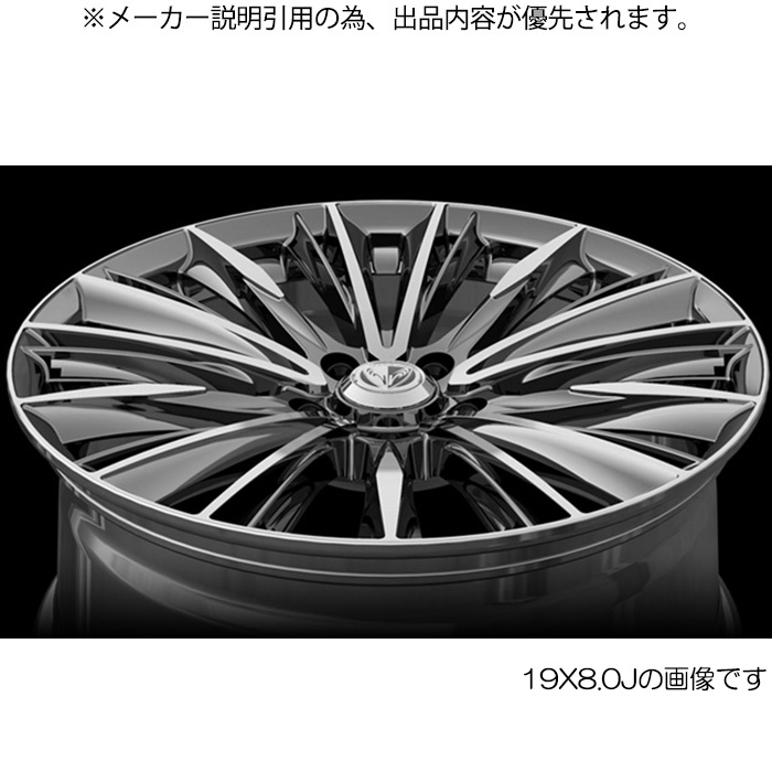 19インチ RAYS ベルサス ストラテージア ヴォウジェ クロモイブリード 80ハリアーにレイズ ベルサス ストラテージア・ヴォウジェ クロモイブ