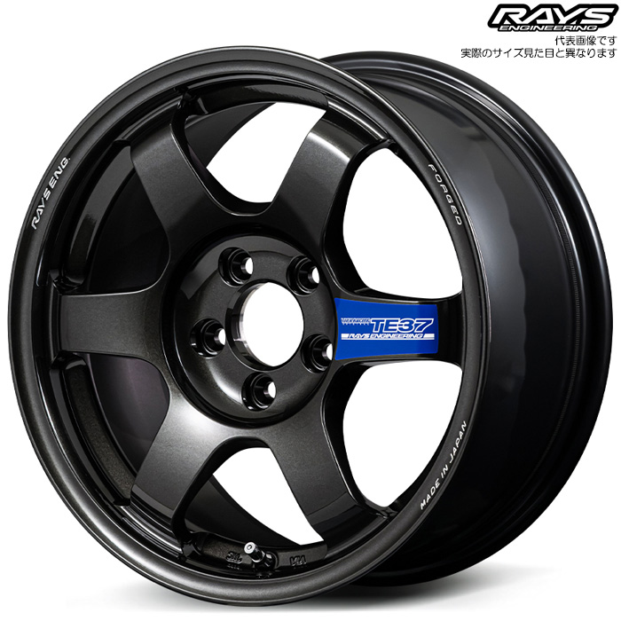 『引き渡し決定』RAYS　TE37　15インチ 4穴 RAYS 15インチ 4H100 9J 9J-5 4穴 ホイール 【4本セット 新品】 VOLK