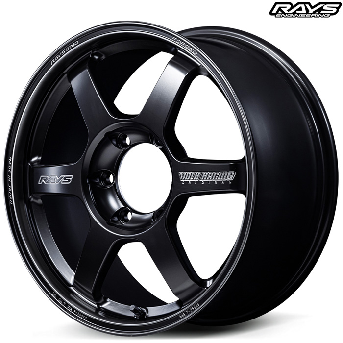 ���C�Y TE37 LARGE P.C.D. PROGRESSIVE MODEL2 Black Shadow LTD. (PH) 4�{ 18×8.5J+53 6H 139.7 ��112 RAYS VOLK RACING �}�b�g�g�����X���[�Z���g�u���b�N