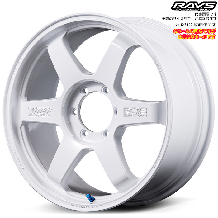 ���C�Y TE37 ultra LARGE P.C.D. 30TH MACHINING Ver. (WH) 4�{ 20×9.5J+55 5H 150 ��114 RAYS VOLK RACING �z���C�g