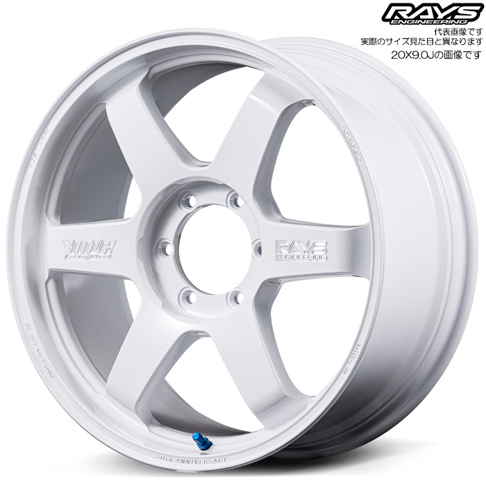 ���C�Y TE37 ultra LARGE P.C.D. 30TH MACHINING Ver. (WH) 1�{ 20×8.5J+45 6H 139.7 ��112 RAYS VOLK RACING �z���C�g