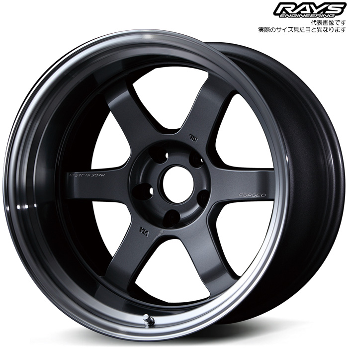 CY TE37V MARK-2 (MF) 1{ 18×10.5J+15 5H 114.3 73.1 RAYS VOLK RACING K^bN/DC