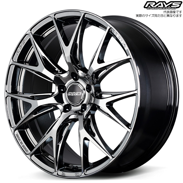 レイズ VV27S (YNJ) 4本 20×8.5J+38 5H 112 φ66.6 RAYS VERSUS ジェットブラック | RAYS