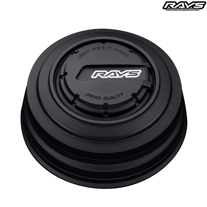 レイズ No.112 LPS CAP 6-139.7 SB/BK センターキャップ 4個セット  61025000016SB｜カーピットアイドル