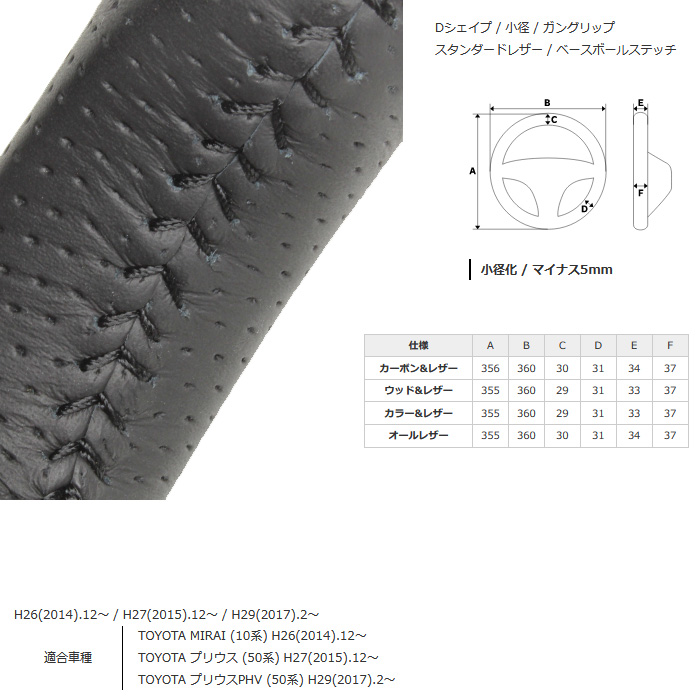 REAL ピアノブラック プリウスPHV ZVW52 レアル ステアリング 送料無料