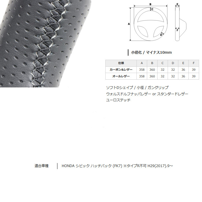 REAL ブラックカーボン シビック ハッチバック FK7 レアル