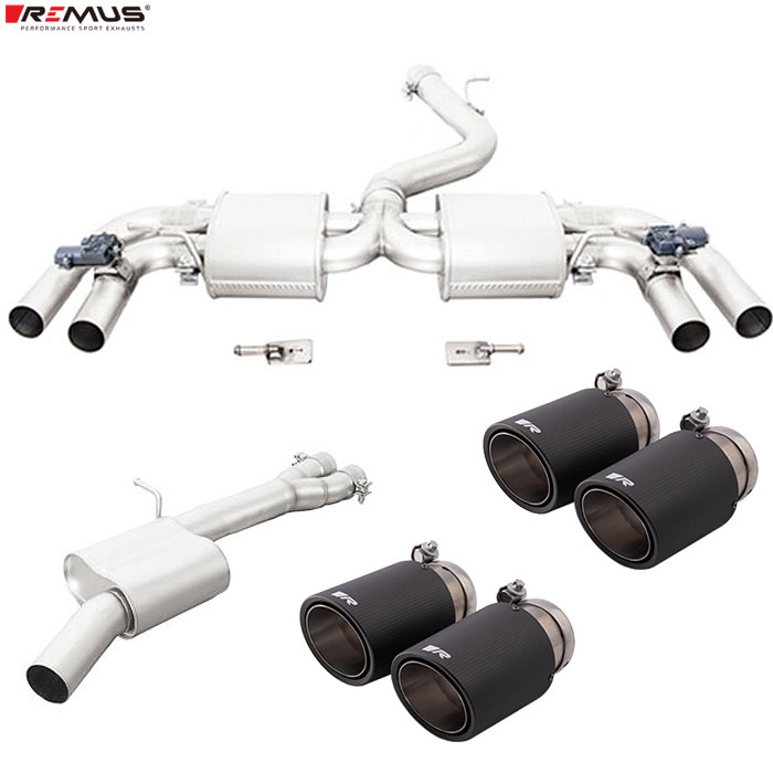 レムス マフラー RS3 (8V) スポーツバック 2.5 8VCZGF REMUS マフラー 正規品 0046 83CTSR テールセット | REMUS