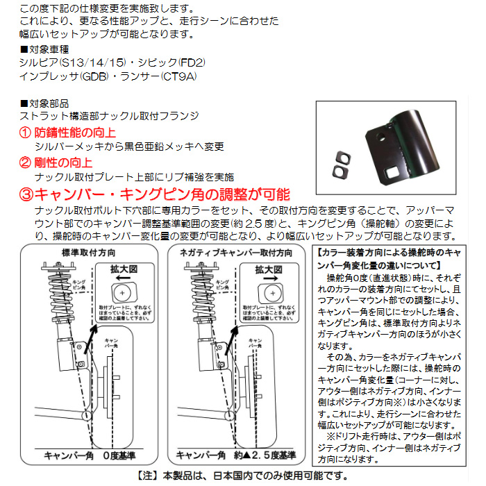 FD2 ZXダンパー車高調 リアのみ - サスペンション