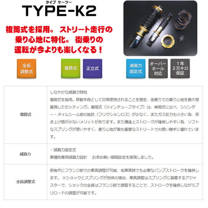 ストリートライド 車高調 減衰固定 ワゴンR MH34S ストリートライド