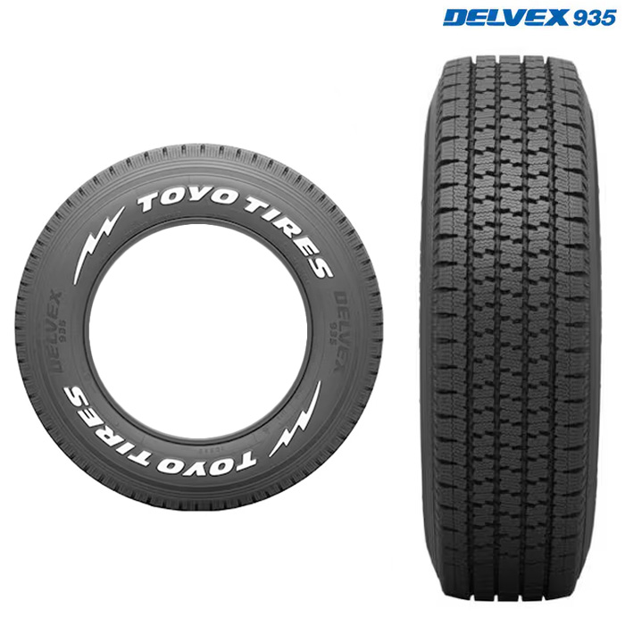 DELVEX TOYO デルベックス 935W 4本 195/80R15 107/105N ホワイト