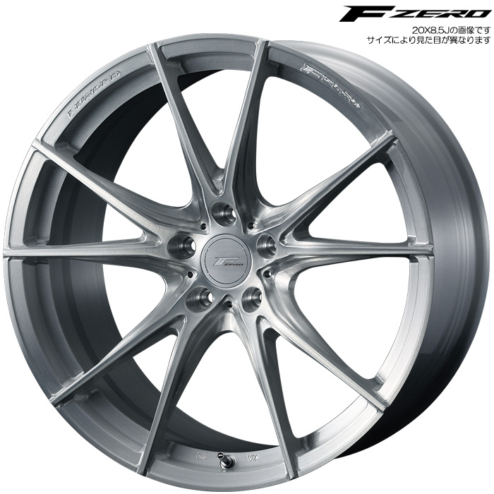 WEDS F ZERO FZ 2 ブラッシュド 4本 19×8.0J+38 5H 114.3 ウェッズ ホイール F ZERO FZ2 4本 BRUSHED 送料無料(沖縄離島除) :weds fz2 4 22:カーピットアイドル