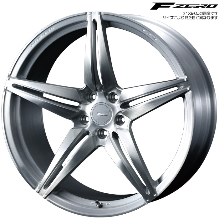 WEDS F-ZERO FZ-3 ブラッシュド 4本 ウェッズ ホイール F ZERO FZ3 4本 BRUSHED<br> 39479｜web-carshop