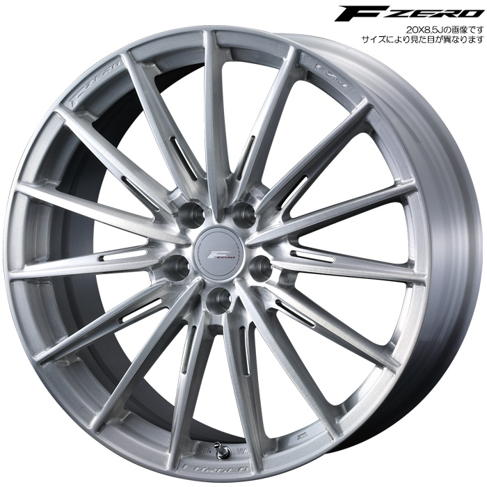 WEDS F ZERO FZ 4 ブラッシュド 4本 19×8.0J+35 5H 114.3 ウェッズ ホイール F ZERO FZ4 4本 BRUSHED 送料無料(沖縄離島除) :weds fz4 4 14:カーピットアイドル