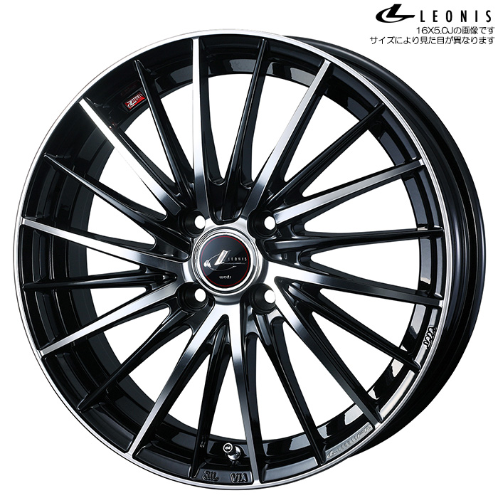 WEDS IjX FR PBMC 4{ 16X6.0J+50 4H 100 65 EFbY zC[ LEONIS FR p[ubN/~[Jbg 0041665