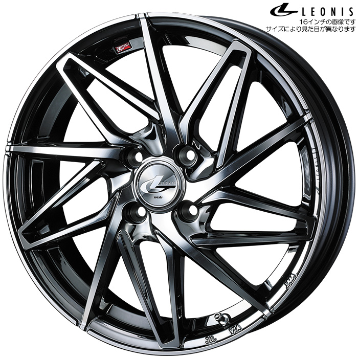 WEDS レオニス IT BMCMC 4本 16×6.0J+42 4H 100 ウェッズ ホイール LEONIS IT 4本 ブラックメタルコート ミラーカット 送料無料(沖離除) :leonisit 4 24:カーピットアイドル