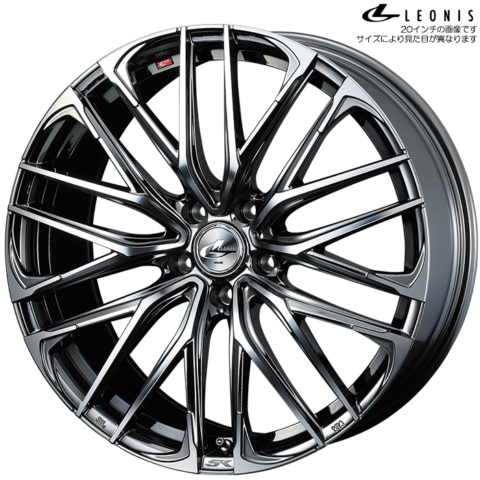 WEDS レオニス SK BMCMC 1本 18×8.0J+42 5H 114.3 ウェッズ ホイール LEONIS SK 1本 ブラックメタルコートミラーカット 送料無料(沖縄離島除) :leonissk 1 30:カーピットアイドル