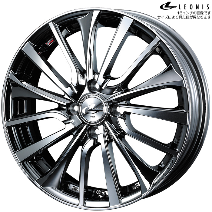 WEDS レオニス VT BMCMC 2本 16×6.0J+50 4H 100 ウェッズ ホイール LEONIS VT 2本 ブラックメタルコートミラーカット 送料無料(沖縄離島除) :leonisvt 2 49:カーピットアイドル