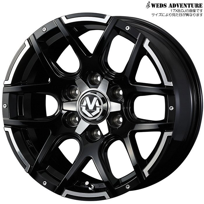 WEDS MUD VANCE 04 1{ 16X6.5J+38 6H 139.7 nCG[X 200 EFbY zC[ }bh@X04 ubN|bV 38926