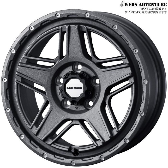 WEDS MUD VANCE 07 FG 1本 16×7.0J+38 5H 114.3 ウェッズ ホイール マッドヴァンス07 1本 フリントグレイ 送料無料(沖縄・離島除) :mudvance07 1 20:カーピットアイドル