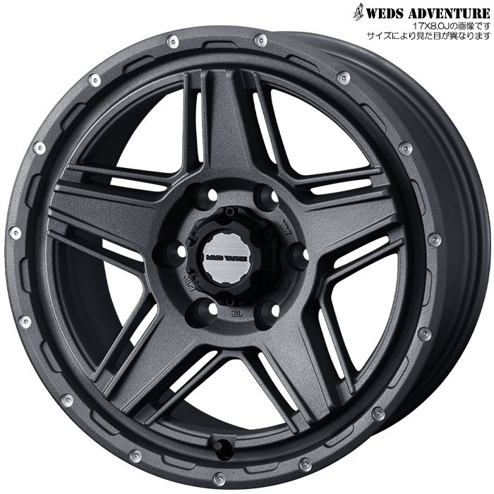 WEDS MUD VANCE 07 FG 1本 17×8.0J+20 6H 139.7 ウェッズ ホイール マッドヴァンス07 1本 フリントグレイ 送料無料(沖縄・離島除) :mudvance07 1 23:カーピットアイドル