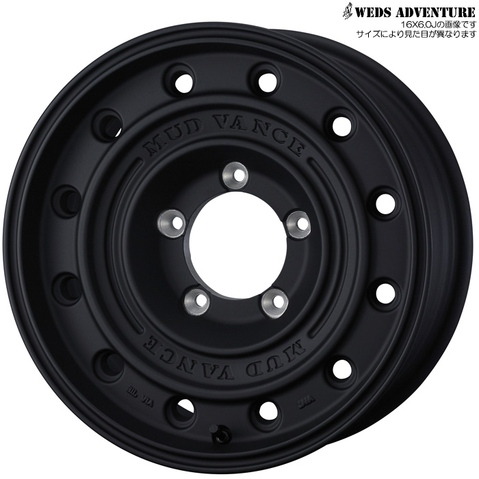 WEDS MUD VANCE CL�t���}�b�g�u���b�N 4�{ 17×8.0J+0 5H 150 ��110 �E�F�b�Y �z�C�[�� �}�b�h���@���XCL �t���}�b�g�u���b�N 42755