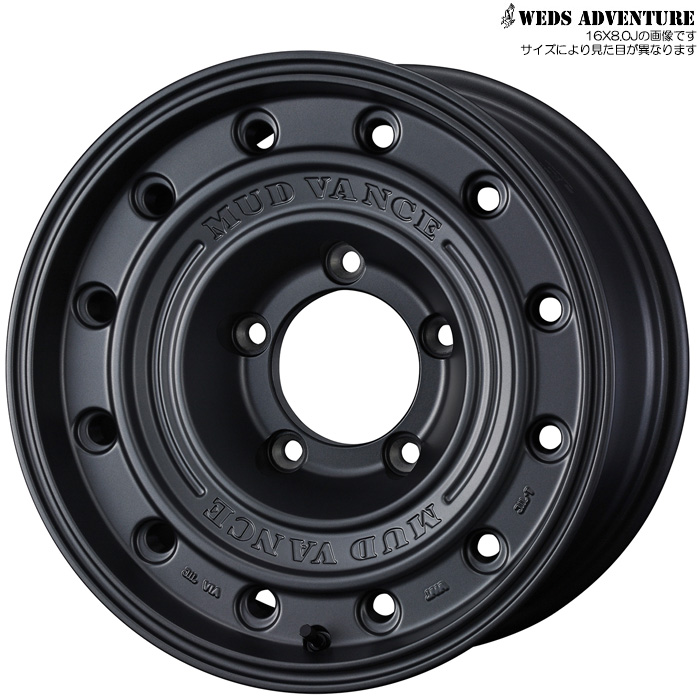 WEDS（ウェッズ） WEDS MUD VANCE CLマットグレイ 1本 16×5.5J+22 5H