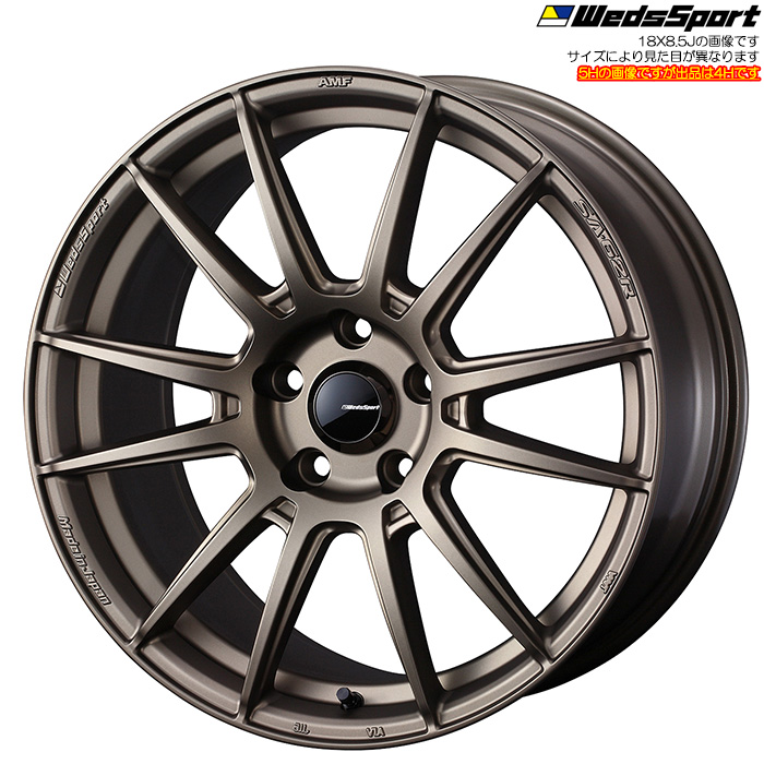 WedsSport SA-62R EJ-BRONZE2 4本 17×6.5J+50 4H 100 φ65 ウェッズスポーツ ホイール SA62R  EJブロンズ2 0041779