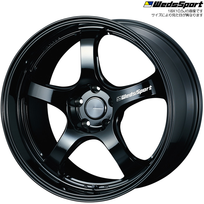 WedsSport RN 05M GLOSS BLACK 4本 19×10.5J+22 5H 114.3 ウェッズスポーツ ホイール4本 グロスブラック 代引手数料無料 送料無料(沖縄・離島除) :weds rn05m 4 46:カーピットアイドル