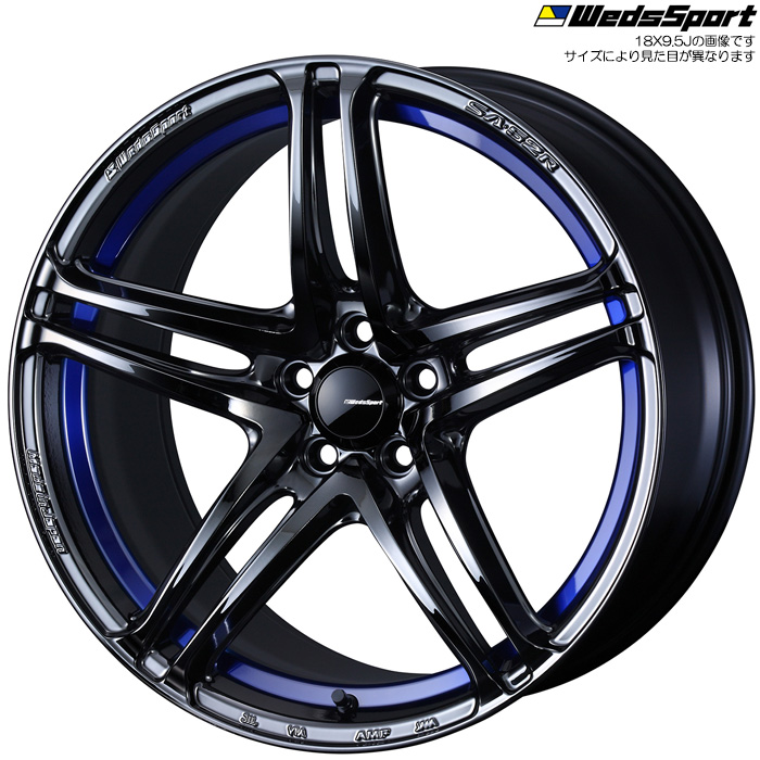WEDS(ウェッズ) WedsSport SA-52R BLC2 1本 18×8.5J+45 5H 100 φ65 WEDS(ウェッズ) WedsSport SA-52R BLC2 1本 18×8.5J+45 5H 100 φ65
