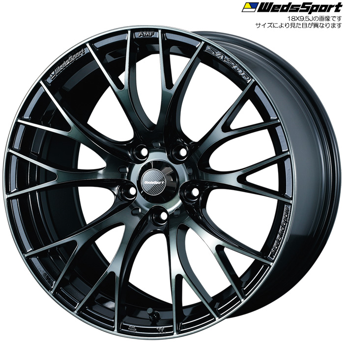 WedsSport SA-20R WBC 4�{ 18×9.5J+38 5H 114.3 �E�F�b�Y�X�|�[�c �z�C�[�� SA20R �E�H�[�X�u���b�N�N���A�[ 72747