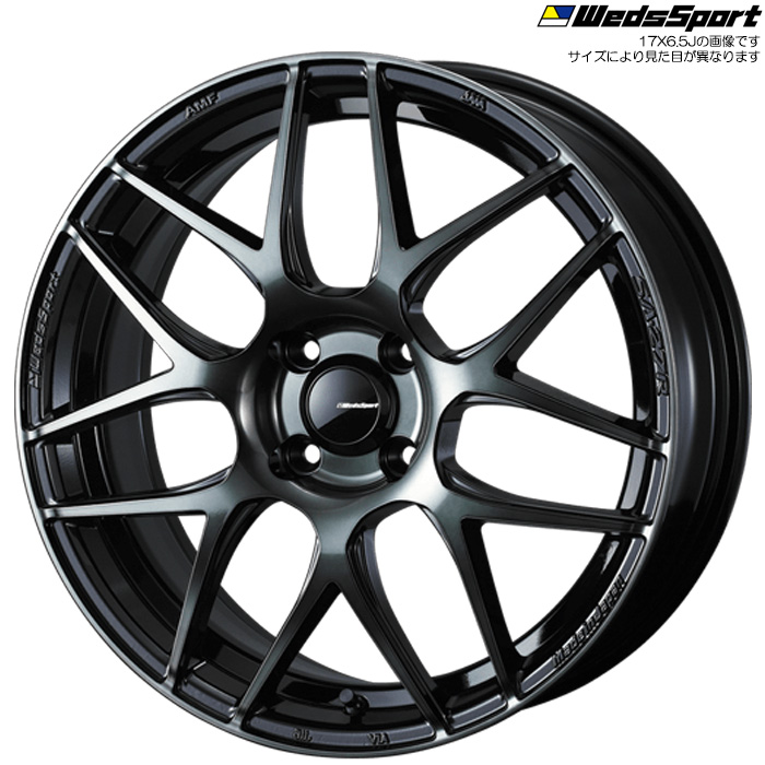 WedsSport SA-27R WBC 4本 15×6.0J+38 4H 100 ウェッズスポーツ ホイール SA27R ウォースブラッククリアー  74158 : weds-sa27r-86 : カーピットアイドル - 通販 - Yahoo!ショッピング