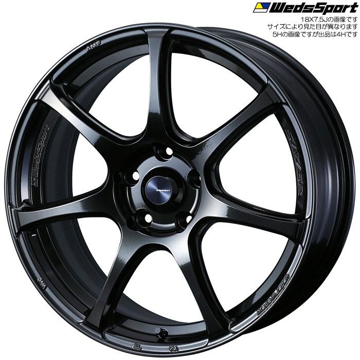 WedsSport SA-75R HBC2 4本 17×6.5J+50 4H 100 ウェッズスポーツ