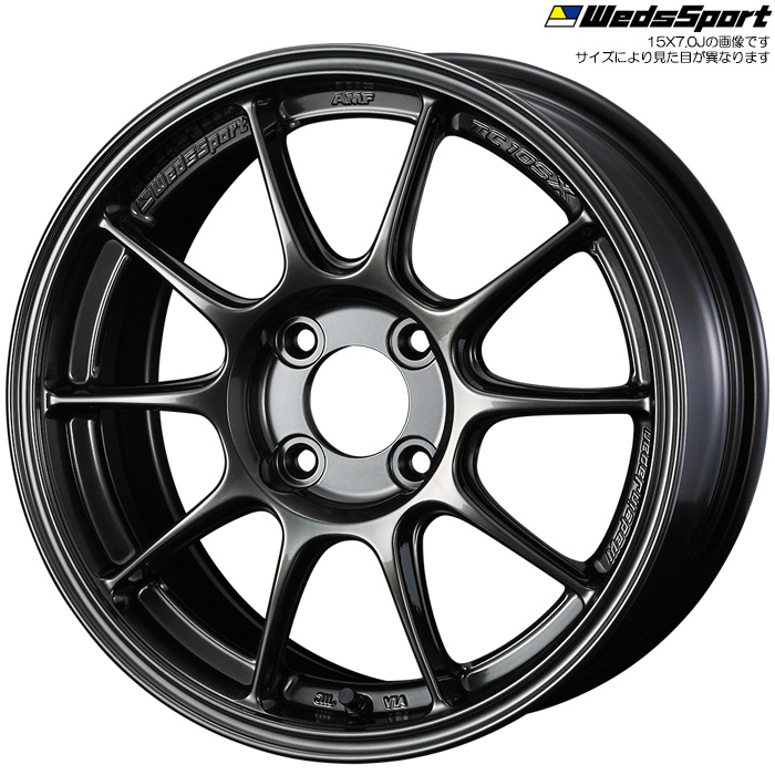 WedsSport TC105X 2本 16×7.0J+36 4H 100 ウェッズスポーツ ホイール TC105X EJチタン 73571｜web-carshop