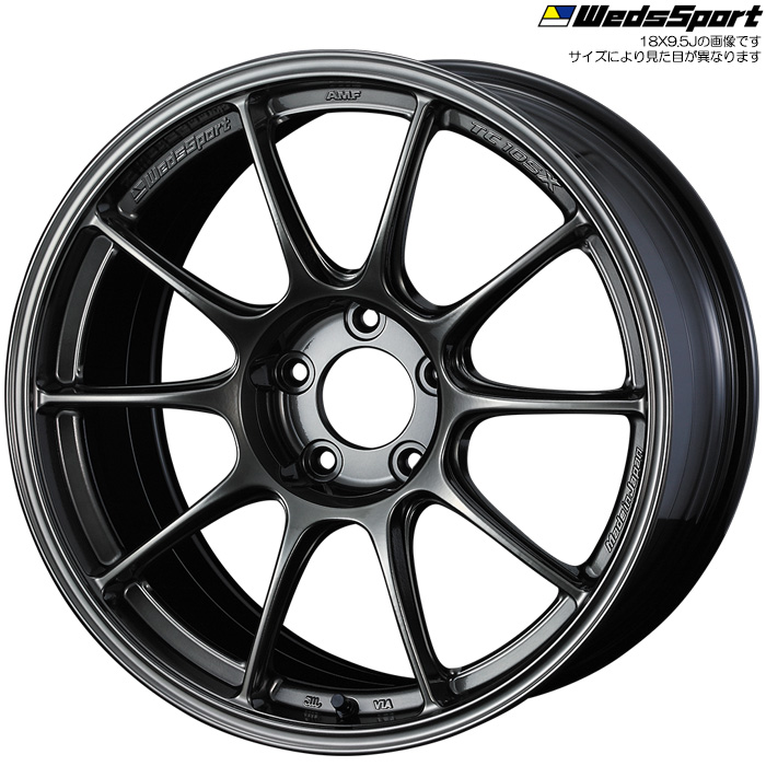 WedsSport TC105X 4本 18×9.5J+45 5H 100 ウェッズスポーツ ホイール TC105X EJチタン 73543｜web-carshop