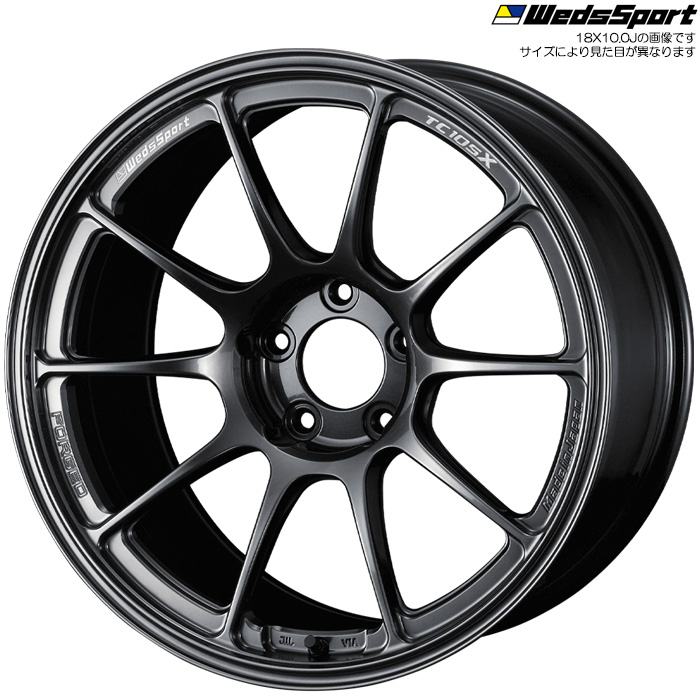 WedsSport TC105X FORGED 1本 18×10.0J+20 5H 114.3 ウェッズスポーツ ホイール1本 EJチタン 代引手数料無料 送料無料(沖縄・離島除) :weds tc105xfg 6:カーピットアイドル