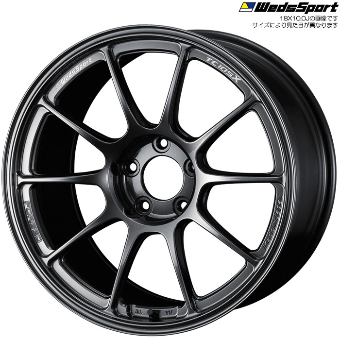 WedsSport TC105X FORGED 1本 18×10.0J+35 5H 114.3 ウェッズスポーツ ホイール1本 EJチタン 代引手数料無料 送料無料(沖縄・離島除) :weds tc105xfg 7:カーピットアイドル