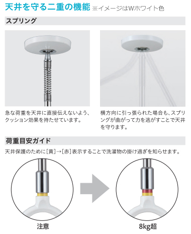 爆買 室内物干し 天井 吊り下げ 型 ホスクリーン SPC-BK ブラック
