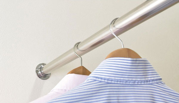クローゼット収納ハンガーパイプ設置イメージ