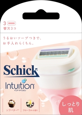 まとめ得 イントゥイション しっとり肌 替刃（３コ入） シック(Schick