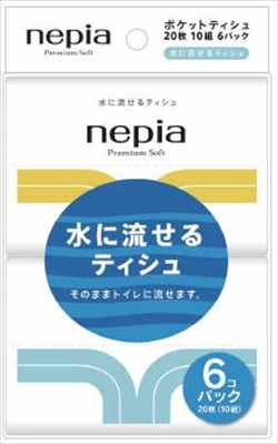 まとめ得 ネピアプレミアムソフト水に流せるポケット６Ｐ 王子ネピア