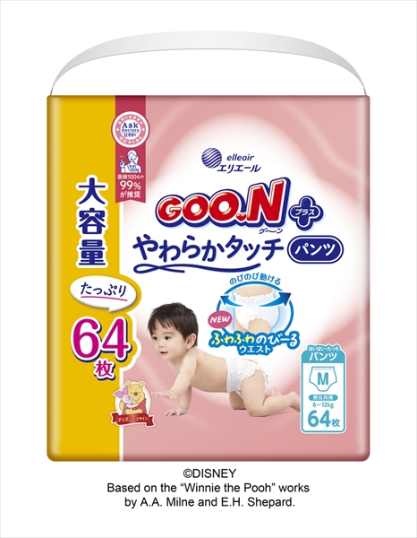 まとめ得 グーンプラスやわらかタッチパンツ Ｍサイズ 大王製紙 オムツ  x [6個] /h