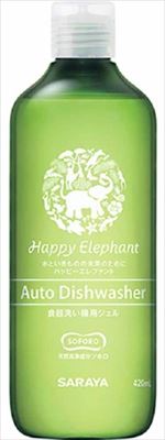 まとめ得 ハッピーエレファント 食器洗い機用ジェル 420ml サラヤ 自動食器洗い洗剤 x [20個] /h