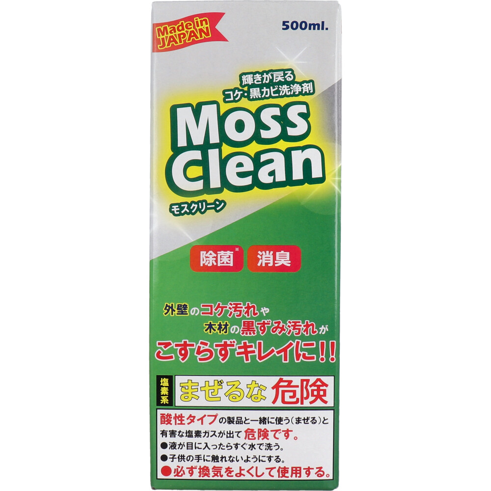 まとめ得 輝きが戻る コケ・黒カビ洗浄剤 Moss Clean モスクリーン 500mL x [6個] /k