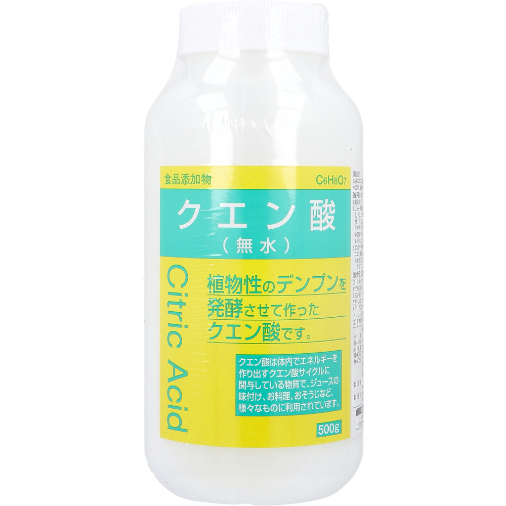 Yahoo! Yahoo!ショッピング(ヤフー ショッピング)まとめ得 ※食品添加物 クエン酸 無水 500g x [6個] /k