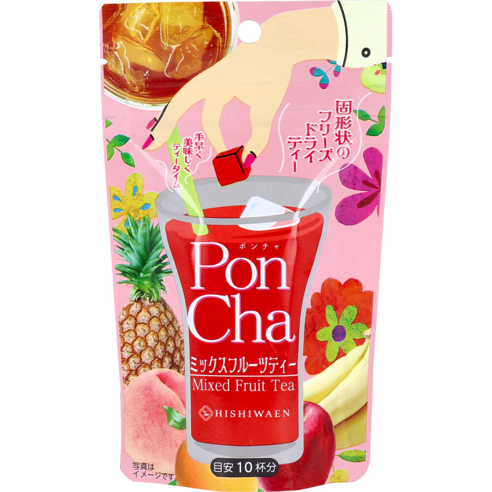 Yahoo! Yahoo!ショッピング(ヤフー ショッピング)まとめ得 ※PonCha（ポンチャ） ミックスフルーツティー 13g（10粒入） x [8個] /k