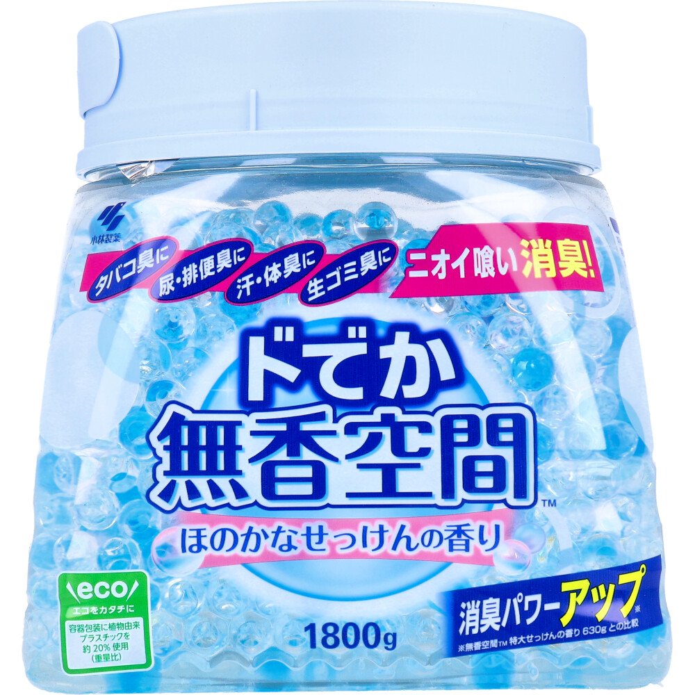 まとめ得 ドでか無香空間 ほのかなせっけんの香り 業務用 1800g x [7個] /k