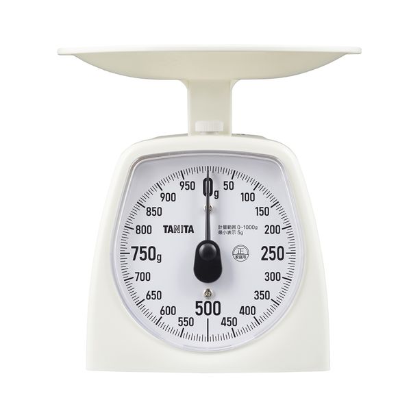 まとめ得 アナログクッキングスケール 1kg ホワイト x [4個] /m